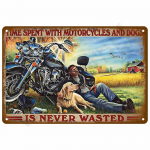 Senoviniai skardos i&scaron;kabos namų dekoro elementai Sienų dekoras Menas sienų tapetai Kambario dekoravimo elementai Dekoro elementai Vyri&scaron;ki Retro metaliniai i&scaron;kabų juostų plakatai 20x30cm