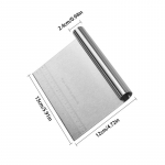 Nerūdijančio plieno miltų pjaustytuvas su skale, te&scaron;los pjaustytuvas, kepimo grandiklis 15 20 22 cm, ryžių makaronų grandiklis su ritinine rankena 15cm