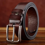 Retro Handmade Men's First Layer Cowhide Belt, Genuine Leather Casual Alloy Buckle Cowhide Belt, Trendy Men's Belt. 110cm