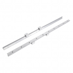 2 vnt. SBR121000mm 12 mm linijinio slankiojančio bėgelio veleno, 4 vnt. SBR12UU guolių bloko raudona