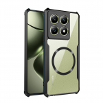 Skaidrus &bdquo;Armor Ruggerd&ldquo; dėklas, skirtas &bdquo;Xiaomi 14T Pro 13T Redmi 14C Note14 13 Pro Poco X6 Magnetic Magsafe&ldquo; belaidžio įkroviklio dangtelis xiaomi 14T juoda