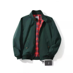 Vyri&scaron;ka amerikieti&scaron;ko retro Harrington tipo striukė: Tvirtas, Vienspalvis, Stovintis apykaklė, Visasezonis, Vandeniui atsparus S (80-90 jin)