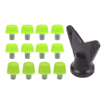 12 vnt. futbolo batų knopkių pakeitimas 7 mm 10 mm futbolo regbio batų knopkių smaigai su raktu vidaus lauko sportui