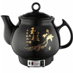 Automatinis keraminis vaistažolių virimo puodas, skirtas naudoti namuose Black Ceramic Inner Pot