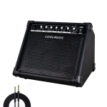 &bdquo;Coolmusic DM30 AMP&ldquo; 30 vatų elektroninis būgnų stiprintuvas, klaviatūros stiprintuvas su Aux įvestimi, 2 3 juostų EQ ir DI i&scaron;vestimi, BT, įėjimais,
