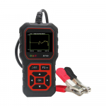 Naujas BT60 automobilio akumuliatoriaus testeris 6V 12V 24V aptikimo automobilio akumuliatoriaus analizatorius nuo 100 iki 2000 CCA akumuliatoriaus bangos formos automobilio akumuliatoriaus įrankis juoda