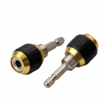 60 mm didelės galvutės i&scaron;&scaron;okanti &scaron;e&scaron;iakampio kotelio greito keitimo grąžto adapteris su 3 griebtuvų 1/4 &scaron;e&scaron;iakampiu savaime užsifiksuojančiu jungikliu. 60mm big head quick-change plastic joint