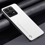 Prabangus PU odinis dėklas Xiaomi Mi 14T Pro galiniam dangteliui, matinis silikoninis pilnos apsaugos telefono dėklas Xiaomi 14T Mi14T Pro 5G For Xiaomi 14T raudona