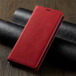 Apverčiamas odinis dėklas iPhone 16 15 14 13 12 11 Pro Max XR X XS Max 7 8 Plus SE 2022 telefonui, magnetinis piniginės kortelių knygelės vir&scaron;elis iPhone 16 Plus raudona