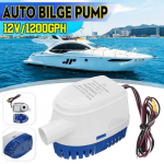 12V 1200GPH automatinis triumo vandens siurblys panardinamas triumo vandens siurblys su jungikliu auto laivui