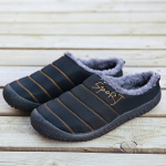 &Scaron;lepetės Vyrams Žieminės Namų &Scaron;lepetės &Scaron;lepetės Unisex Medvilniniai Batai Plius Aksomas &Scaron;ilti Vandeniui Atsparus Audinys Laisvalaikio Batai Vyrams Didelis Dydis 47 48 14 juoda