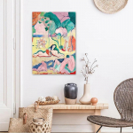 Matisse Retro Plakatai ir Spaudiniai Abstraktus Peizažas Drobės Tapyba Sienų Menas Svetainei Namų Dekoravimas 21cm&times;30cm NoFrame