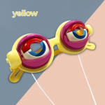 Trumpas vaizdo įra&scaron;as su pa&scaron;ėlusiomis akimis, naujovi&scaron;kas kūrybi&scaron;kumas, juokingi ir juokingi akiniai, vaiki&scaron;ki žaislai, žaislai apgavikams, žaislai interneto įžymybėms 20*5cm geltona