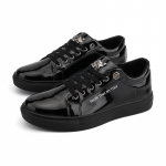 Pavasariniai Klasikiniai Briti&scaron;ko Stiliaus Blizgūs Vyri&scaron;ki Batai Laisvalaikio Gatvės Mada Mėlyni Hip-hop Auk&scaron;ti Sportbačiai Vyrams Laisvalaikio Blizgūs Batai 39