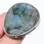 Labradorite Handmade 925 Sterling Silver Gift Jewelry Ring Size 10 u1u27