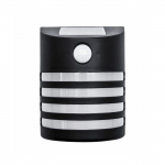 Saulės sieninis &scaron;viestuvas - Juodas - Judesio detektorius - LED - Autonominis - IP44