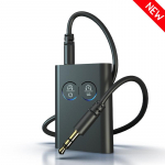 2 viename &bdquo;aptX Bluetooth&ldquo; garso imtuvas-siųstuvas &bdquo;aptX-Adaptive AD/HD/LL AAC 3,5 mm AUX HiFi muzikos daugiata&scaron;kis belaidis adapteris Enhanced Version