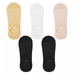 3/5 poros moteri&scaron;kų kojinių iki kulk&scaron;nies vasarai, plonos, tinklinės, kvėpuojančios, vienspalvės, neslystančios, nematomos, žemos. EUR36-39