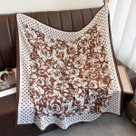 Kamelijos &scaron;alikas moterims su lengvu prabangos temperamentu, dekoratyvinis &scaron;alikas, kaklo apsaugos &scaron;alikas, universalus, madingas 90*90cm