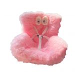 Lėlės automobilinė kėdutė su oro ventiliacijos spaustuku, stalinė lėlės saugos kėdutė, žavingas automobilio papuo&scaron;alas lėlių kolekcionieriams ir gerbėjams balta