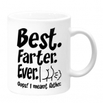 Keraminis puodelis 11 oz, dvipusis spaudas, tinkamas naudoti mikrobangų krosnelėje, su paslėpta žinute, juokingas kavos puodelis namų ar biuro naudojimui One Size A