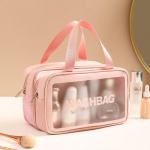 2024 Women's Travel Toiletry Bag: Waterproof, Portable, and Perfect for Wet/Dry Separation and Cosmetic Storage.
