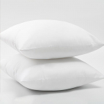 PP medvilnės &scaron;ukuoto audinio pagalvės užpildas - Lėtai atsigaunantis plunksninis &scaron;ilkas neaustinis kvadratinis medvilninis pagalvių pora. 65x65cm 700g (For 60 Pillowcase)