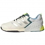 adidas Dropset 3 Chalk Silver Teal Unisex Bėgimo bateliai Cream Chalk-White Silver-Metallic JR1762 42⅔ white