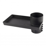 Ne&scaron;iojamas automobilinis maisto padėklas, pasukamas, reguliuojamas puodelio laikiklis, tvirtinamas staliukas, maistas, i&scaron;plečiamas prailgintuvas, stalo padėklas, puodelio laikiklis O6B9