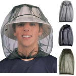 Apsauga nuo uodų Vualis Kvėpuojantis audinys Lauko tinklelis nuo uodų Skaidrus vaizdas Lengvai dėvimas Žvejybai Kempingavimui Sodui Tinklelis nuo vabzdžių black,1pc