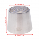 1 vnt. Sl4/Sl12/Sl13/Sl43/Sl51/Sl57 nerūdijančio plieno apledijimo dekoravimo antgaliai, &bdquo;pasidaryk pats&ldquo; konditerijos pyragų apledijimo antgaliai, kepimo įrankis