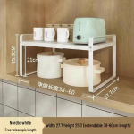 I&scaron;traukiamas virtuvės laikymo stovas - Spintelės organizatorius prieskoniams, puodams ir dubenims