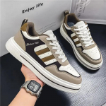 Vyri&scaron;ki vulkanizuoti batai Kasdieniai neslystantys darbo sportbačiai Vyri&scaron;ki Korėjieti&scaron;ko stiliaus Pasiūlymas Kvėpuojantys Rudens Madingi Pigūs Auk&scaron;tos kokybės Mada 44