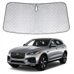 Jaguar F Pace 2016 - Iki dabar Automobilio Saulės Skydelis Automobiliams, 6 Sluoksnių Konstrukcija, One Size sidabras