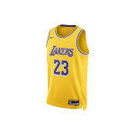 Nike NBA Los Angeles Lakers Icon Edition LeBron James 2022/23 mar&scaron;kinėliai Amarillo Vyri&scaron;ki Streetwear DN2009-733 XL