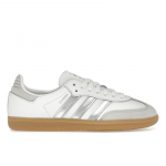 Adidas Samba OG Baltos Sidabrinės Metalinės Pilkos Moteri&scaron;ki Sportbačiai Avalynė-Baltos Pilkos-Vienas JI2725 40