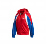 Adidas Spalvotas Su Užtrauktuku Dvigubas Gobtuvas Moteri&scaron;ki Gobtuvai Raudonas FS2455 M