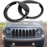 2x Priekinių &bdquo;Angry Eyes&ldquo; stiliaus žibintų apdailos dangtelis Jeep Patriot 2011-2017