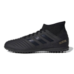 Adidas Predator 19.3 Sintetinės odos Apvalus pir&scaron;tas Suvarstomi Neslystantys Atsparūs dilimui Kvėpuojantys Vidutinio auk&scaron;čio Futbolo bateliai Vaikams Futbolo bateliai Juodi G25801 28.5