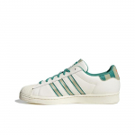 Adidas Originals Superstar serija Patogūs universalūs neslystantys lengvi žemi krep&scaron;inio batai Unisex sportbačiai Balti žali IE2931 42⅔