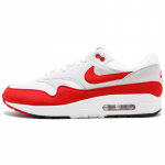 Nike Air Max 1 Anniversary Red 2017/2018 Papildymas Poros Sportbačiai Laisvalaikio Batai 908375-103 42.5