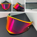 K6 &Scaron;almo Vizio AGV K6 K6S Motociklui Veido Skydelio Pakeitimas Viseira Capacete Apsauga Nuo Rūko UV Apsauga Apsauginė Dangos rožinė raudona spalva