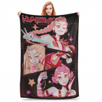 Kpop Demonų medžiotojai Huntrix Filmo antklodė Itin mink&scaron;tos Metamosios antklodės sofai 50x60 colių Įvairaus dydžio Pataliukai 75x100cm