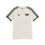 Adidas Originals X Oasis Bendradarbiavimo 3 juostelių SS25 Slim Fit Patogūs Sportiniai Trumpomis Rankovėmis Mar&scaron;kinėliai Unisex Vir&scaron;utiniai Drabužiai KT-3446 S black
