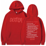 TV Žaisti Dexter Morgan Harry's Code Hoodies Vyri&scaron;ki Moteri&scaron;ki Laisvalaikio Dydžio Džemperiai Su Gobtuvu Mados Vintažiniai Streetwear S