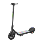 KIDDOWE K1 Elektrinis paspirtukas vaikams 130W variklis 24V3AH baterija 14KM/H didžiausias greitis 6,5 colio kietas ratas Lauko žaidimams E-paspirtukas juoda