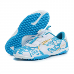 Vaiki&scaron;ki futbolo bateliai TF futbolo batai Profesionalūs klijai Treniruotės su žole Sportinė avalynė Besisukantys mygtukai berniukams lauko futbolo futbolo batai ant vejos 28-39 39 balta