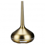 120 ml LED &scaron;viesos USB oro drėkintuvas namams, aromaterapijai, eterinių aliejų smulkios dulksnos difuzorius auksinė