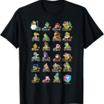 Mario Kart Veikėjų Krūvos Mar&scaron;kinėliai S įvairiaspalvis
