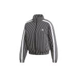 Adidas Originals Trumpas Dryžuotas Stovimos Apykaklės Medvilninis &Scaron;varkas Moteri&scaron;ki &Scaron;varkai Juodas Baltas DY0873 30